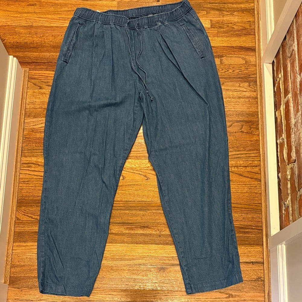 Old Navy Blue Wide Leg Jeans